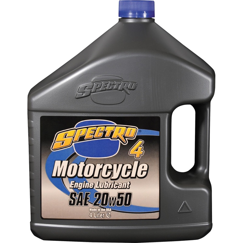 Spectro Premium Motorcycle Petroleum 4T – 20w50 – 4lt. – 4/Case U.S425