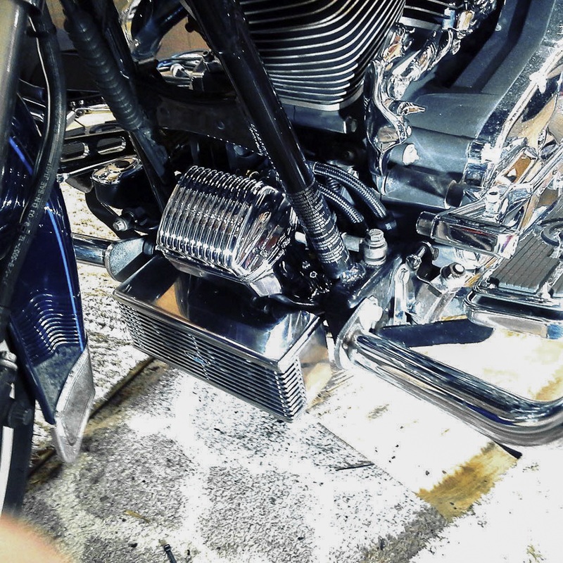 Ultra Cool 56-7223 Front Mount Oil Cooler Tc Touring `09-16  Chrome