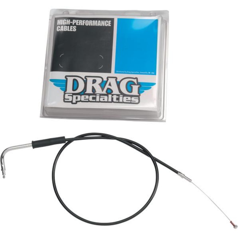 Drag Specialties Black Vinyl Throttle Cable – 42 1/2in. 4330700B
