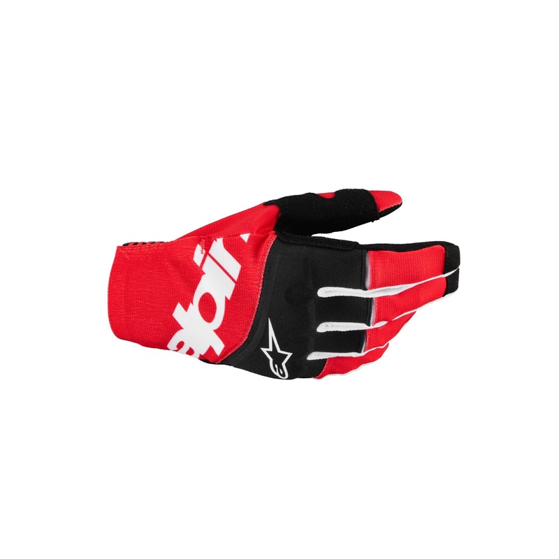 ALPINESTARS TECHSTAR GLOVES – BLACK BRIGHT RED S
