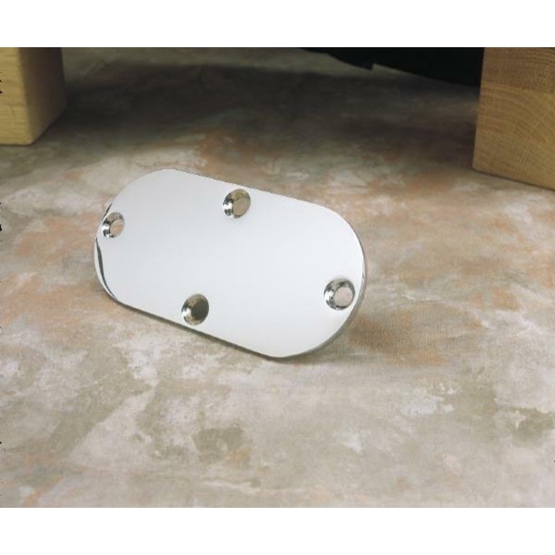 Drag Specialties Steel Primary Chain Inspection Cover – Chrome 14009-BC2