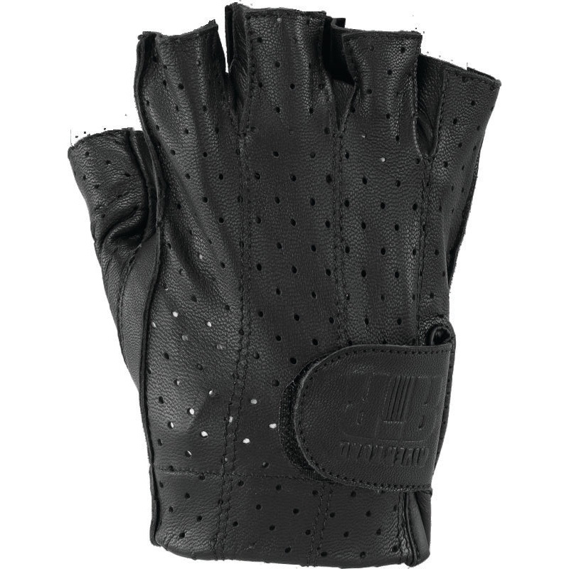 Kuryakyn Leather By River Road Tucson Shorty Gloves Black – Medium