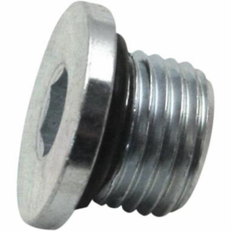S&S Cycle Magnetic Oil Drain Plug – 1/2in.-20 Hex Head 50-8335