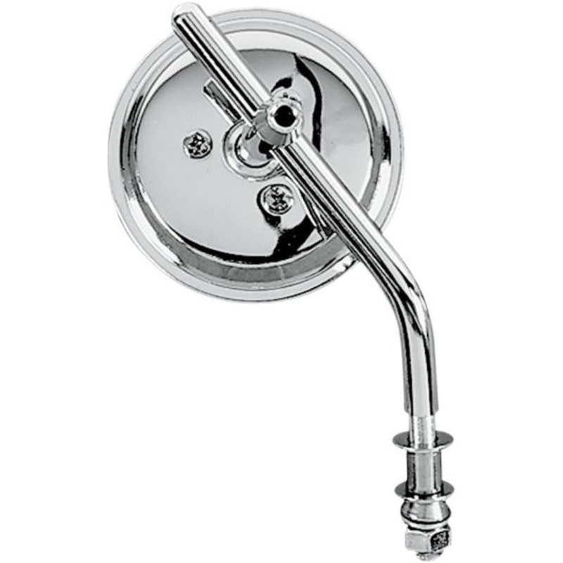 Drag Specialties Custom Smooth Back Round Mirror – 3in. KA-26-BC428