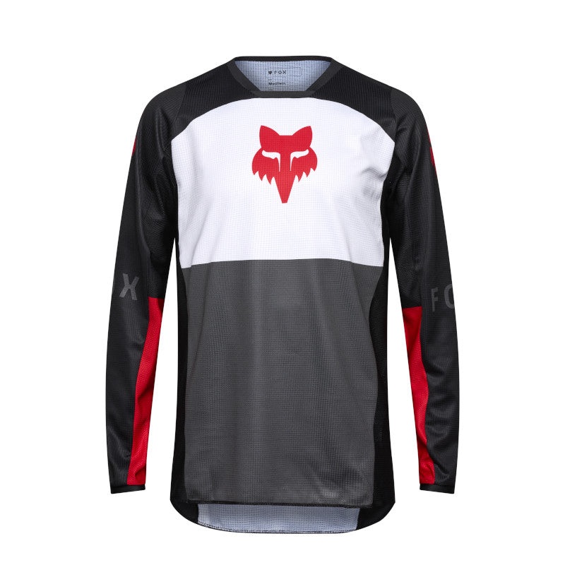 FOX 2025 180 FLOW JERSEY – WHITE/RED XS
