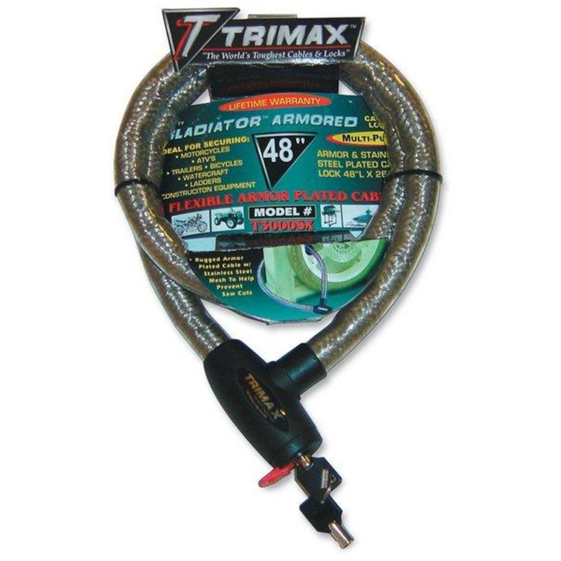 Trimax Gladiator Series Armored Cable – 48in. x 26mm Diameter TG3048SX