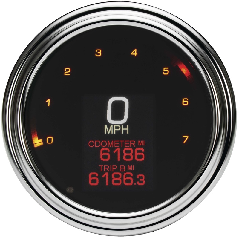 Dakota Digital MLX Series Gauge Speedometer/Tachometer – Fatbob – Chrome MLX-2011