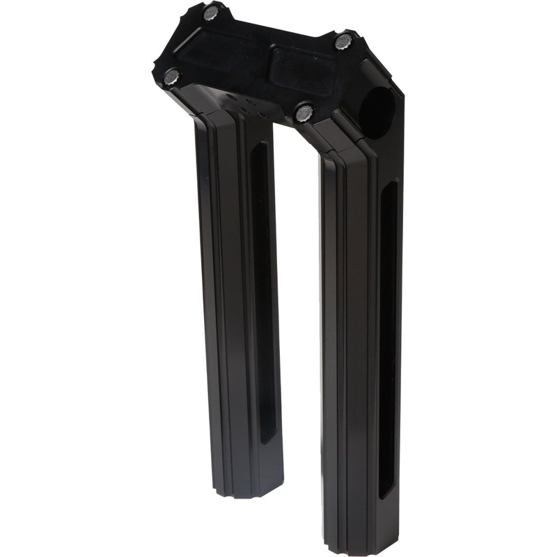 Hofmann Billet Risers – 10 Inch – Black HDB-1006B