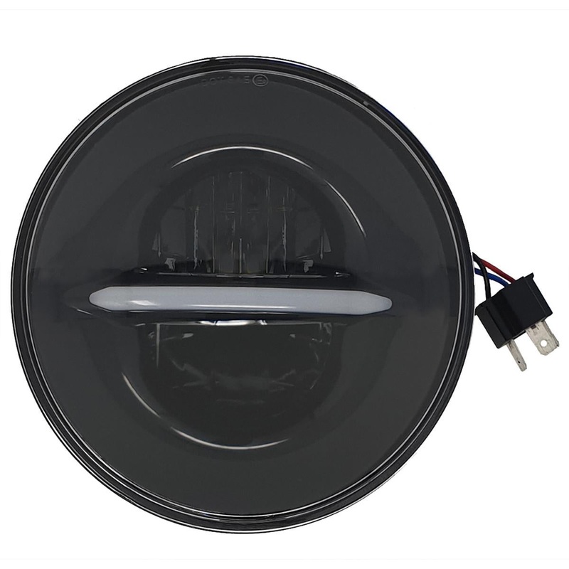 PathFinder Classic Led Headlight – 7in. – Black HD7CLB