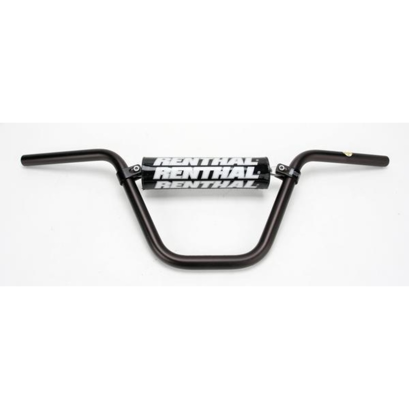 Renthal 7/8in. Mini Racer Handlebar – 50cc Playbike Bar Bend – Black 79701BK08219