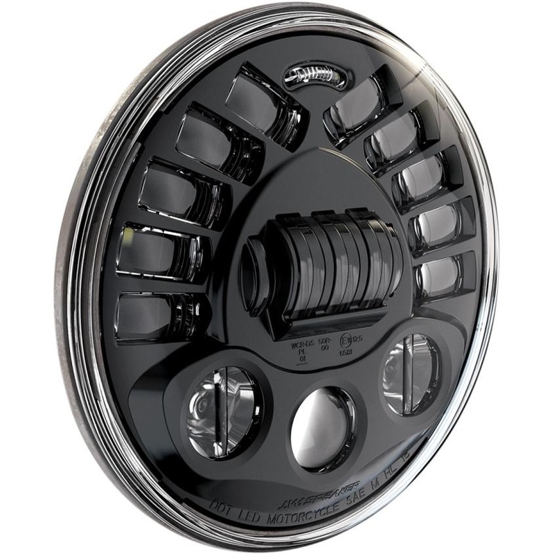 J.W. Speaker 7in. 8790 LED Adaptive 2 Headlight without Mounting Ring – Black 0555011