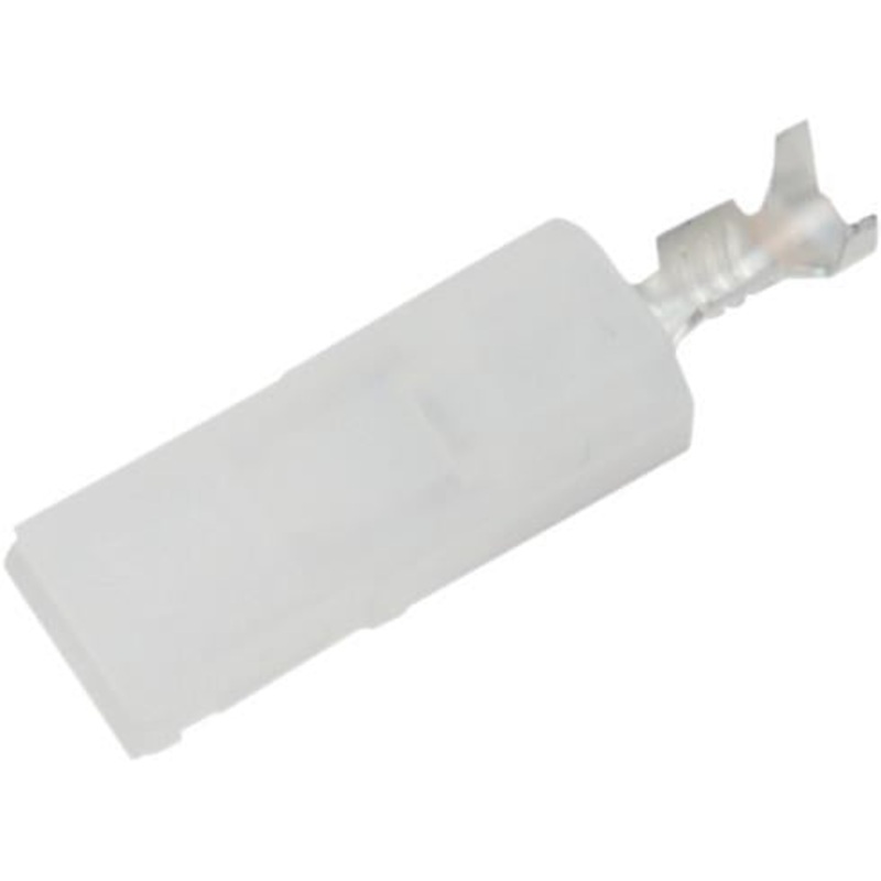Namz OEM Type Connectors – AMP .187in. Female White Socket Housing with Terminal (20pk) NHD-72294-94