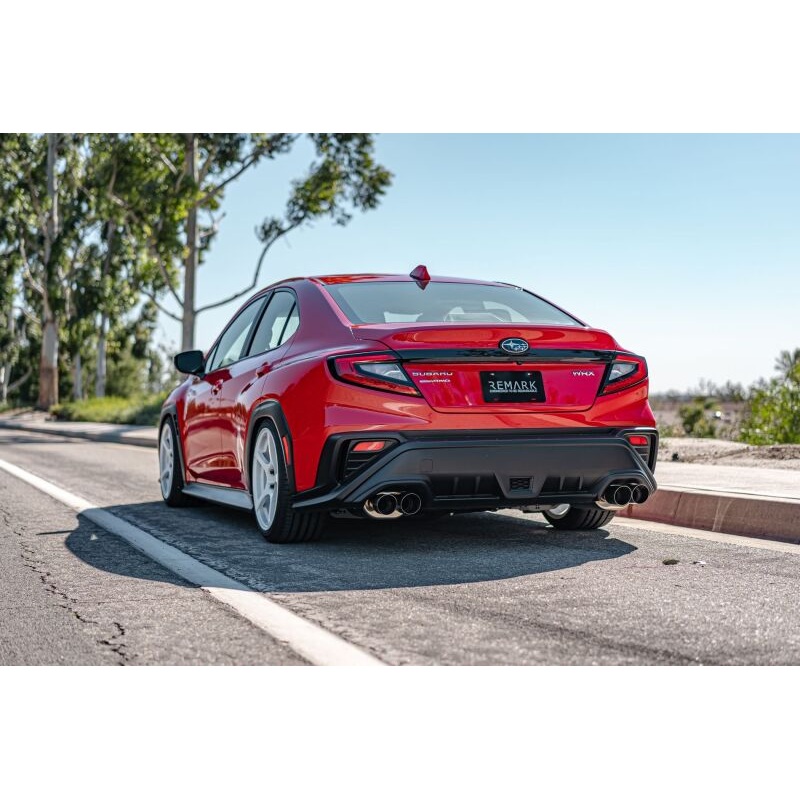 Remark 2022+ Subaru WRX VB Axle Back Exhaust w/Burnt Stainless Steel Dual Wall Tip
