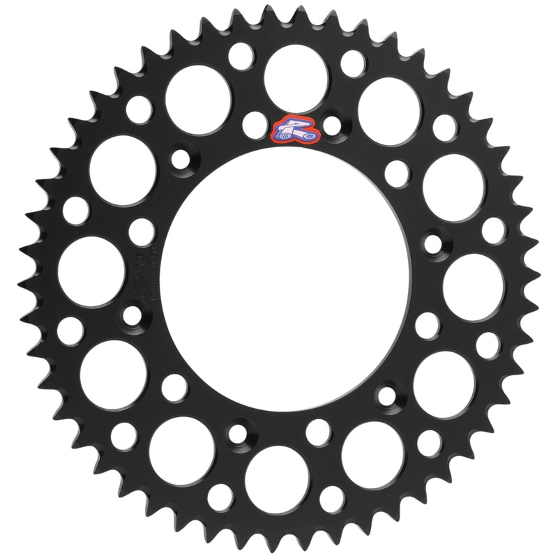 Renthal Ultralight Rear Sprocket – Black – 49T 112U-520-49GEBK