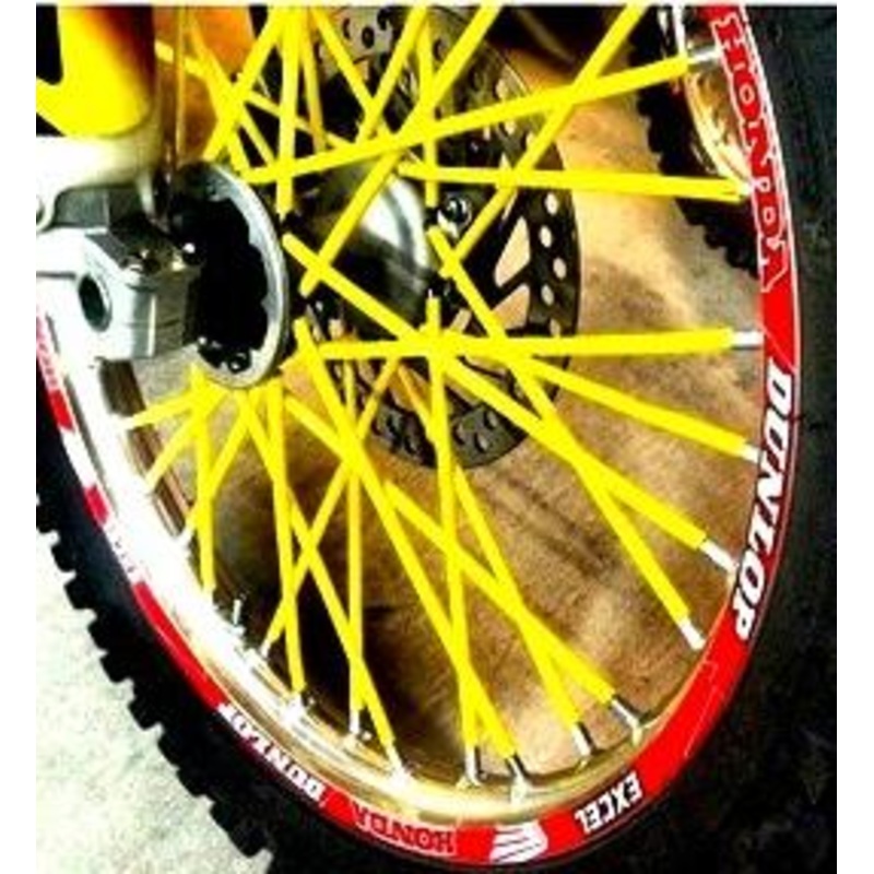 Bykas Spoke Wraps – Neon Yellow SN-Y