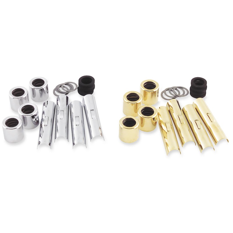 Colony Upper Pushrod Cover Set – Chrome Plated 7508-20