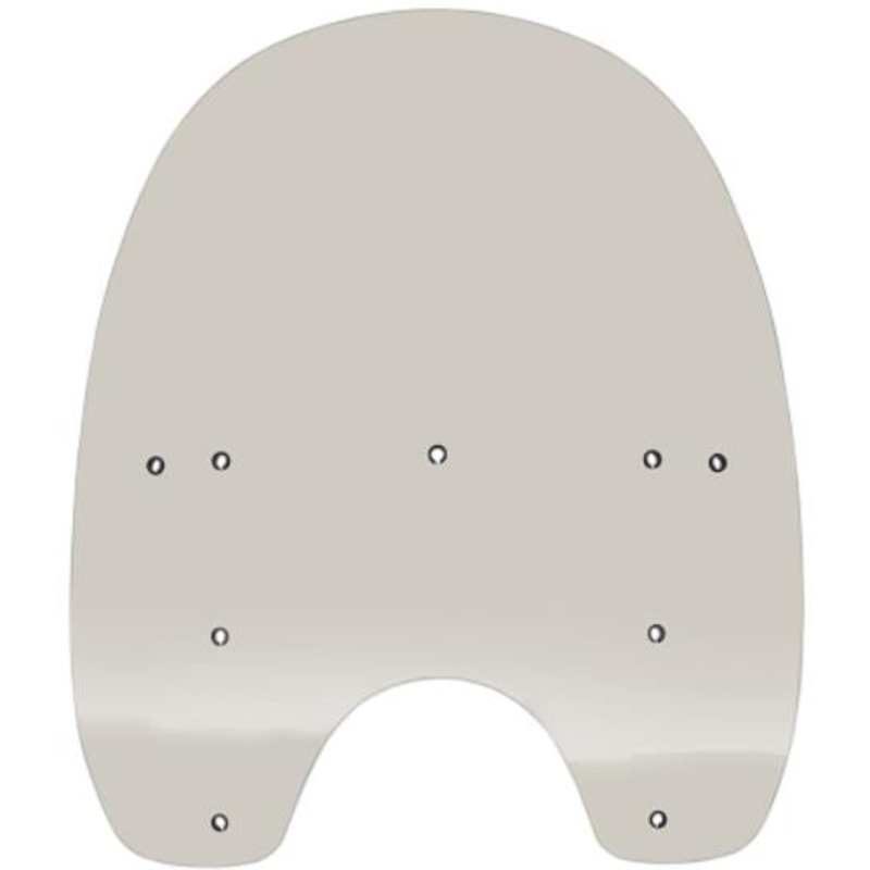 Memphis Shades Replacement Plastic for HD Quick-Release Compact Windshield – 19in. – Clear MEP6380