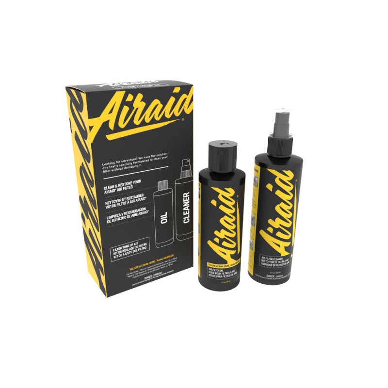 Airaid Renew Kit – 12oz Cleaner / 8oz Squeeze Oil – Yellow