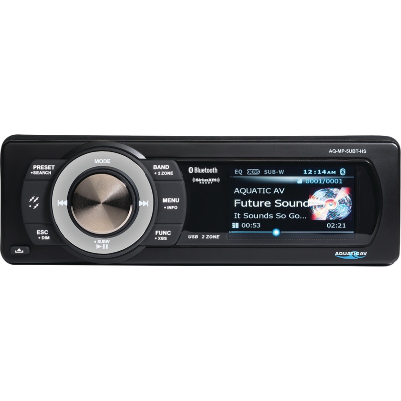 Aquatic AV 94-1312 Bluetooth Usb/Mp3 Media Player Sirius/Xm Ready