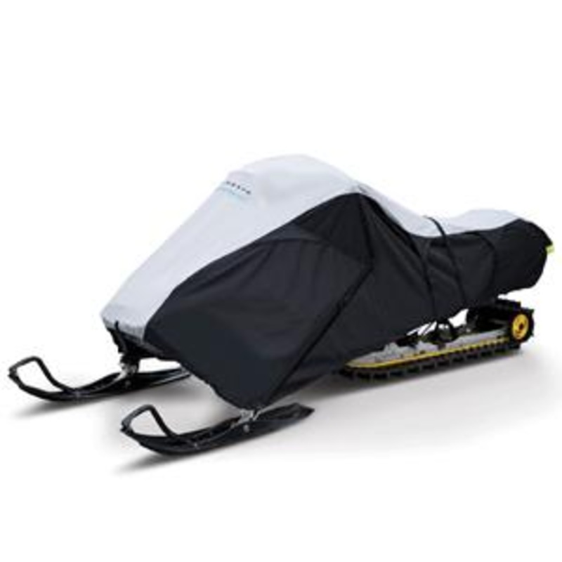 Classic Accessories SledGear Deluxe Snowmobile Travel Cover – Large – Black/Gray 71837