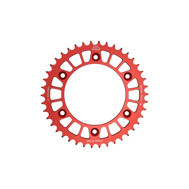 JT Sprockets Racelite Aluminium Rear Sprocket – 51T JTA210.51RED