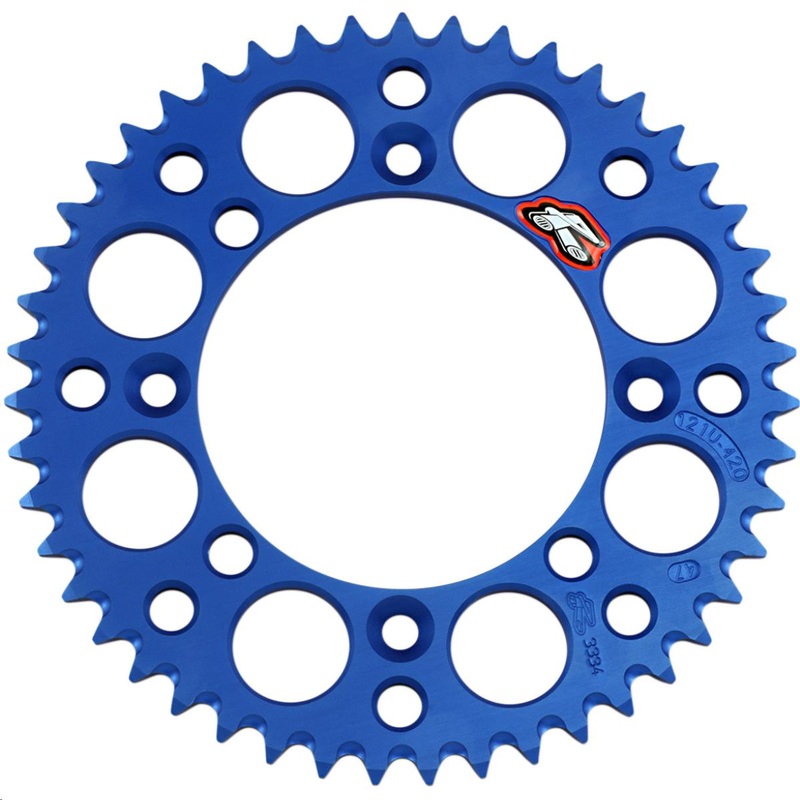 Renthal Ultralight Rear Sprocket – Blue – 47T 121U-420-47GBBU