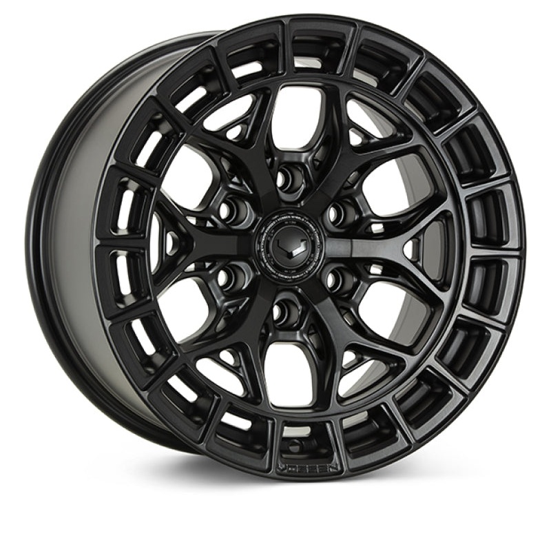 Vossen HFX-1 22×9.5 / 6×139.7 BP / ET20 / 106.1 CB / Deep – Satin Black Wheel