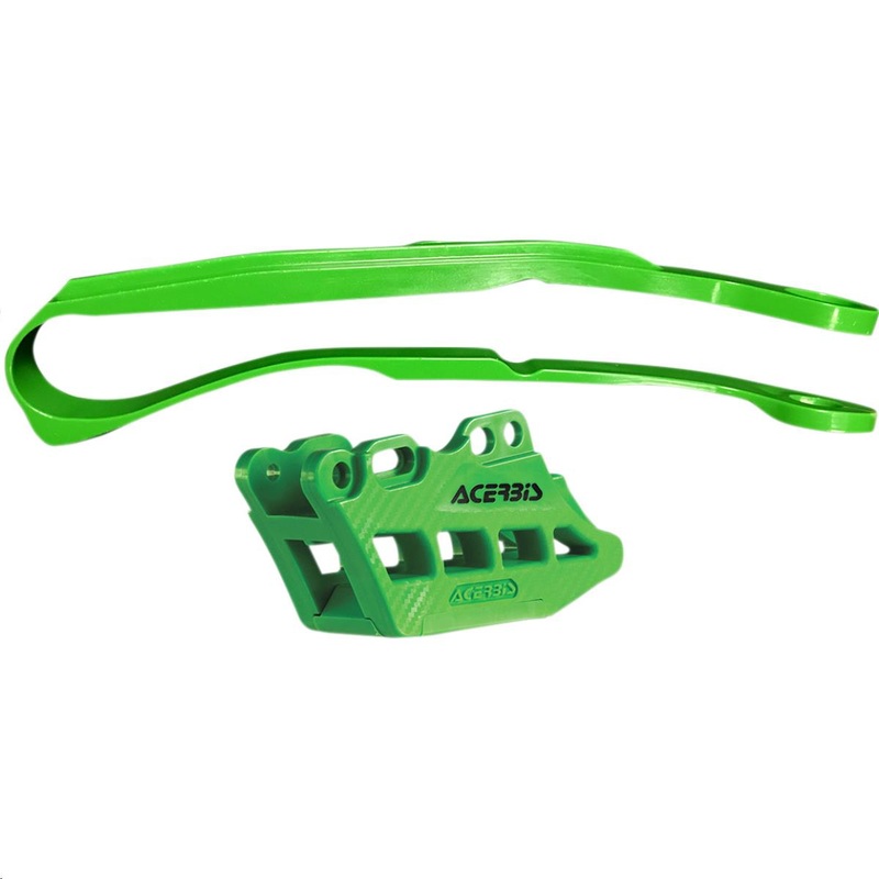 Acerbis Chain Guide and Slider Kit – Green 2734950006