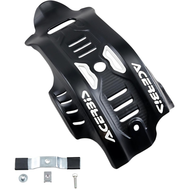 Acerbis MX Style Skid Plate – Black/White 2742671007