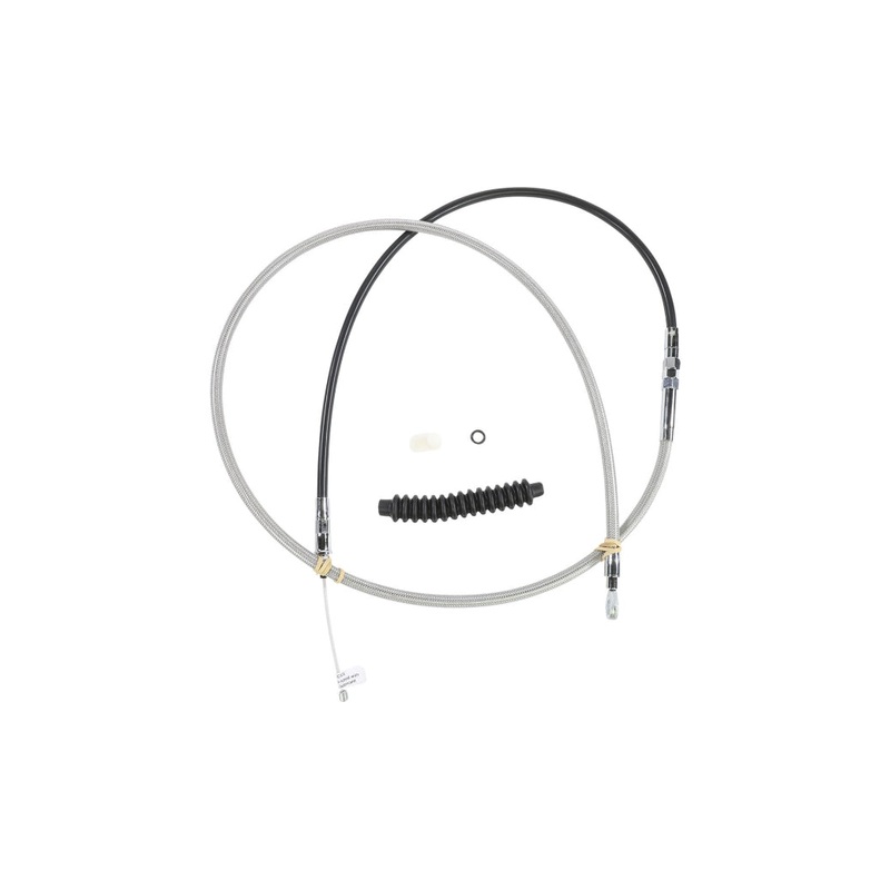 Drag Specialties Alternative Length Braided High Efficiency Clutch Cable – 74in. 0652-2373