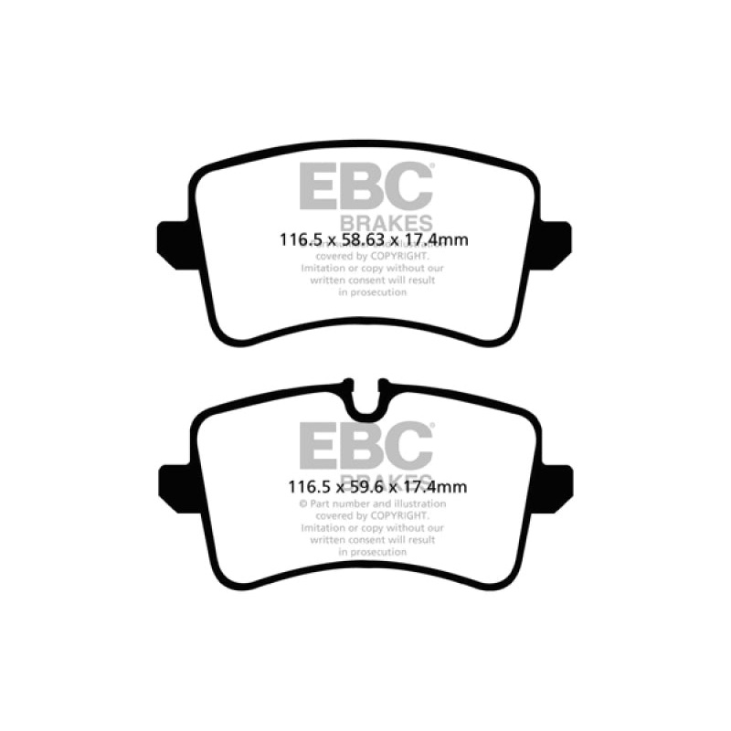 EBC 11 Audi A6 2.0 Turbo Yellowstuff Rear Brake Pads