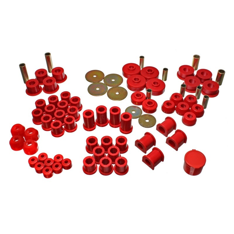 Energy Suspension 79-85 Toyota 4WD Pickup (Except T-100 & Tundra)  Red Hyper-Flex Master Bushing Set