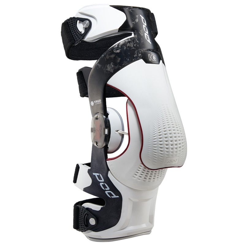 POD K8 3.0 CARBON/WHITE KNEE BRACE – RIGHT S