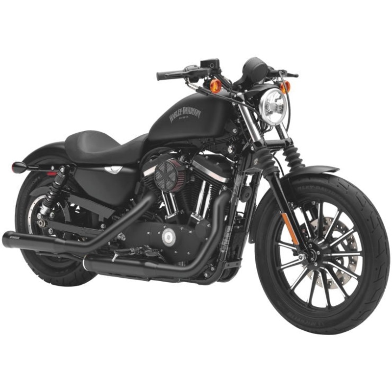 Cobra Heat Shields for 3in. Slashcut Slip-On Mufflers – Black 6031HSRB