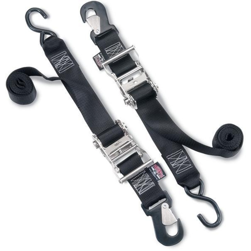 Powertye Big Daddys Tie-Downs – Ratchet with Snap-Hook – S-Hook End Combination 32572