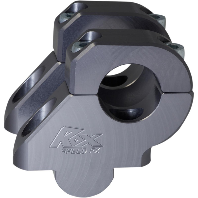 Rox Speed FX 1-1/2in. Barback Risers for 1-1/8in. Handlebars – Gunmetal Gray 3R-B17R-15G