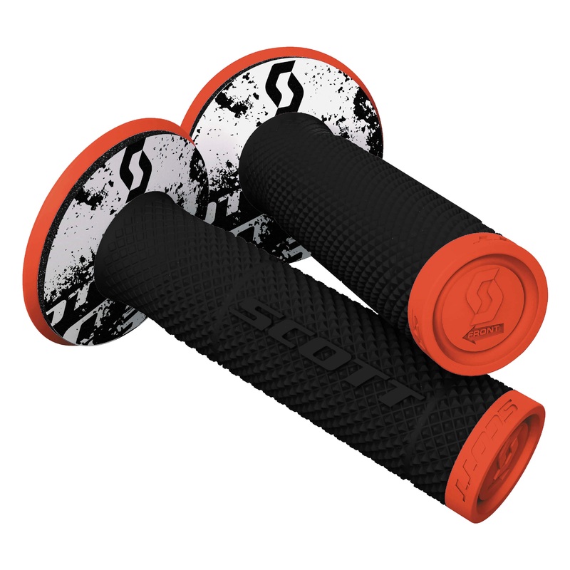 Scott USA SX II MX Grips – Tattoo 2 – Neon Orange/Black 219624-5857