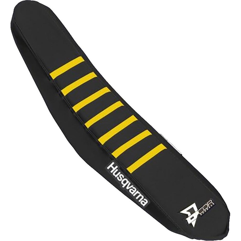 DCOR Factory Reinforced Seat Cover – Black/Black/Yellow Ribs 30-70-416