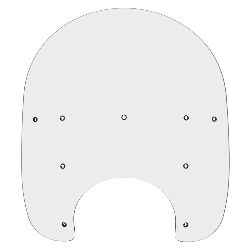 Memphis Shades OEM Replacement Windshield – 19in. – Clear MEP6320