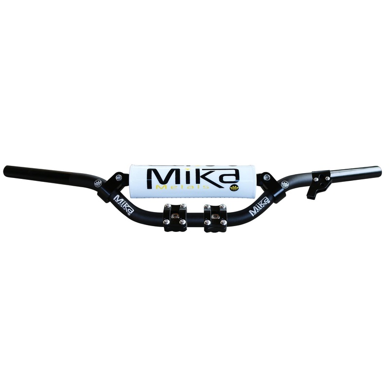 Mika Metals 7/8in. Handlebar –  PW50 Zinger – White MK-78-PW