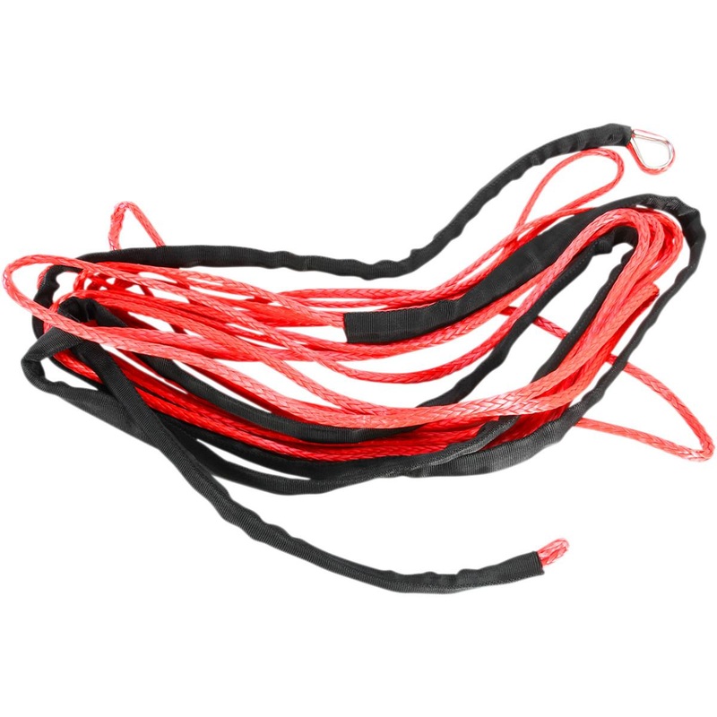 Moose Utility Synthetic Winch Cable – 1/4in. x 50ft. – Red 4505-0617