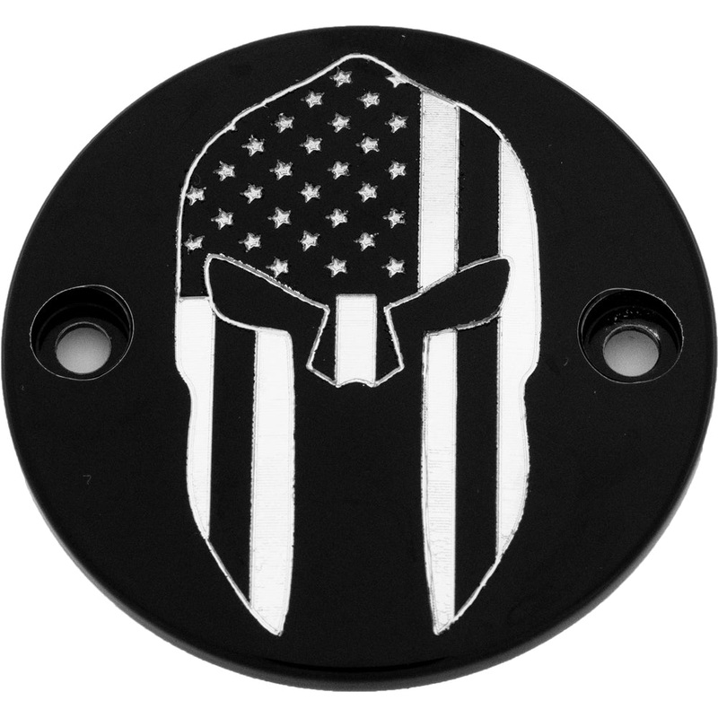 Custom Engraving LTD Culture Points Cover for Spartain – Black – M8 PATR20-63BG