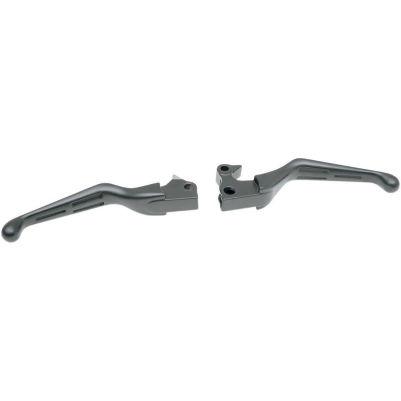 Drag Specialties Slotted Wide Blade Clutch Lever – Black H07-0769B-C