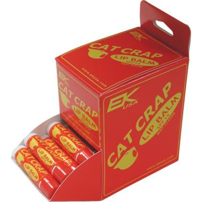 EK USA Cat Crap Lip Balm – Display Box of 48 10517