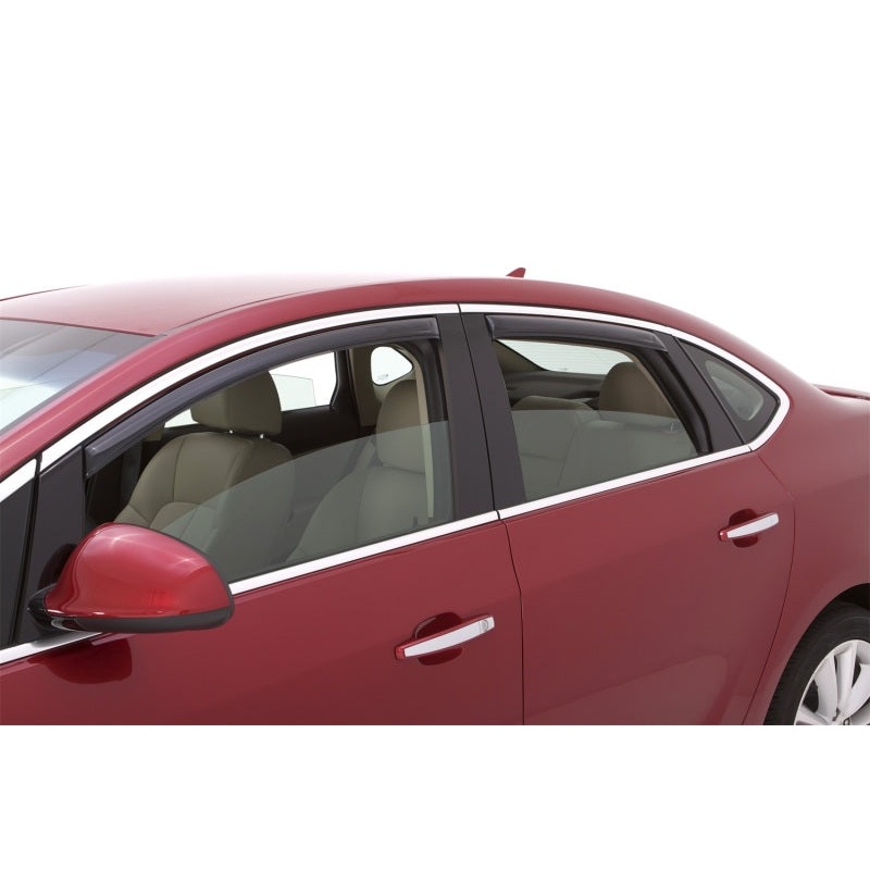 AVS 12-17 Buick Verano Ventvisor In-Channel Front & Rear Window Deflectors 4pc – Smoke