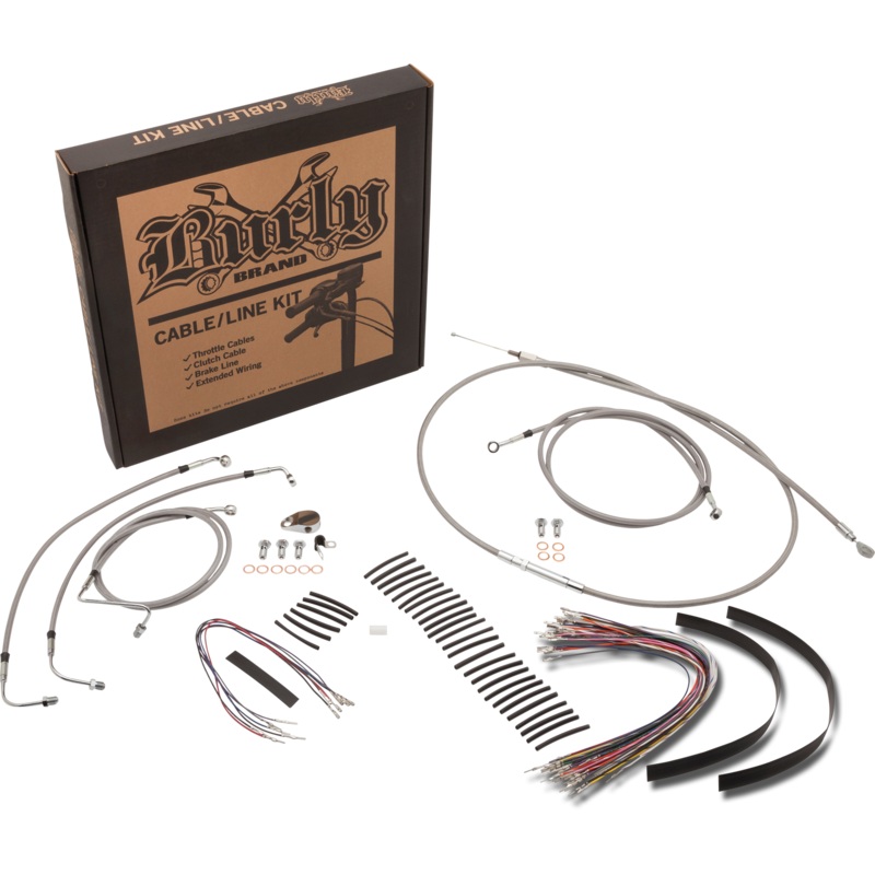 Burly Brand 750-05003 Burly Cntrl Kit 14″ Ape Stainless Abs
