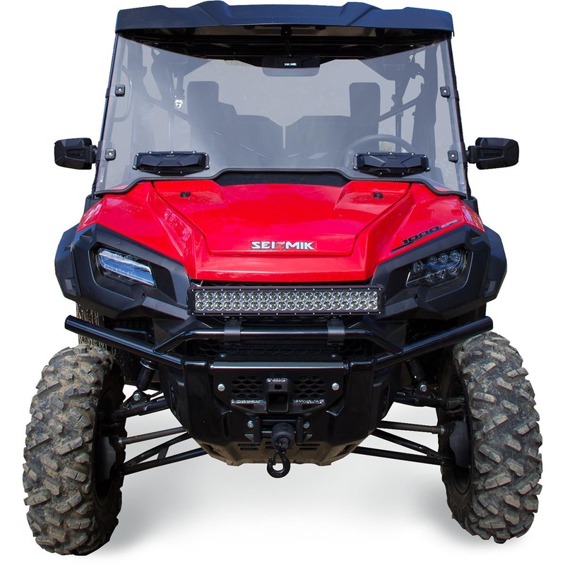Seizmik Vented Windshield – Hard-Coated Polycarbonate 25032