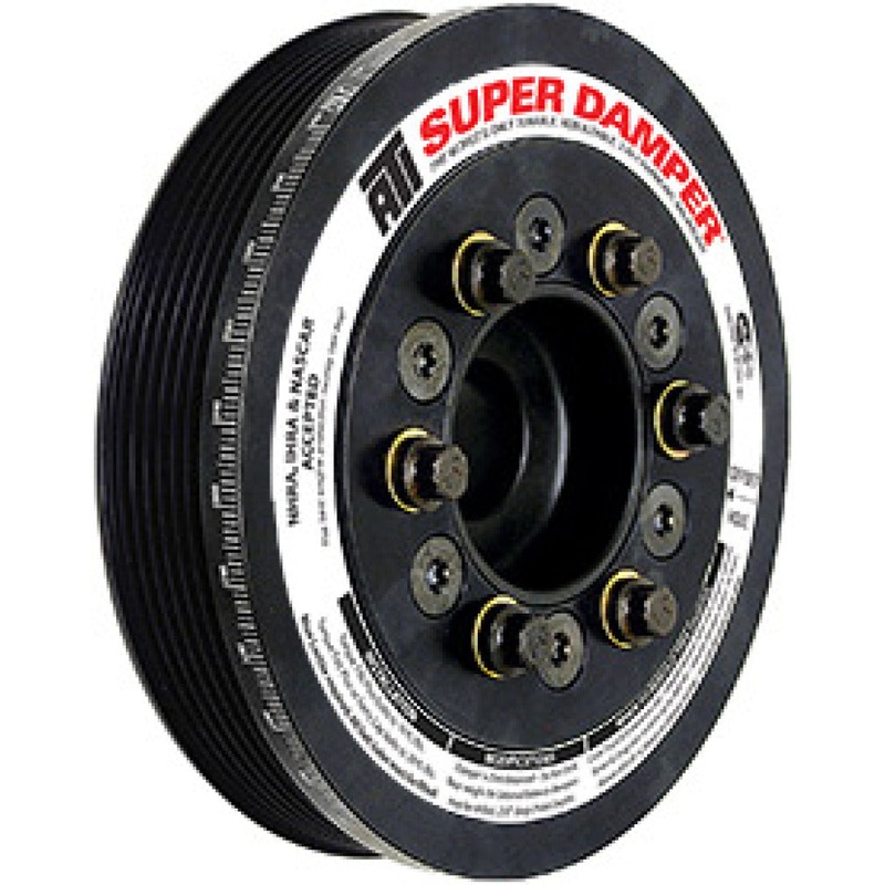 ATI Damper – 8.12in – Alum – 6/10 Grv – Ford GT 500 – 5.4 / 5.8 – 07-14 – 15 Percent OD Size