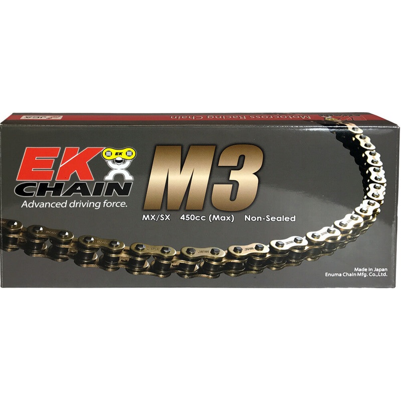 EK Chain 520 M3 Serie Chain – 120 Links – Gold 520M3-120G