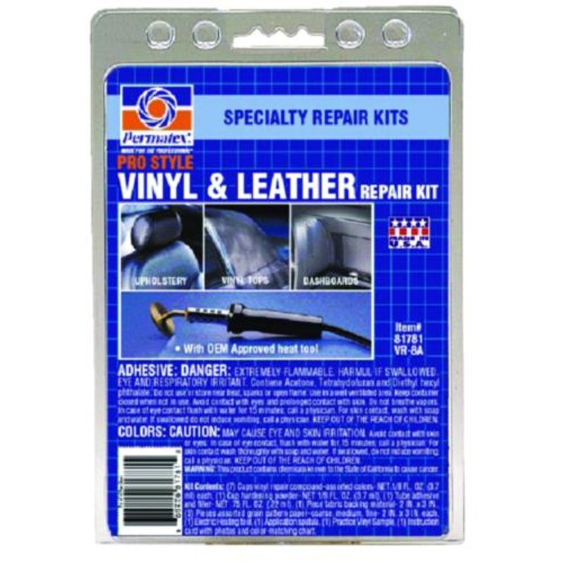 Permatex Pro Style Vinyl & Leather Repair Kit 81781